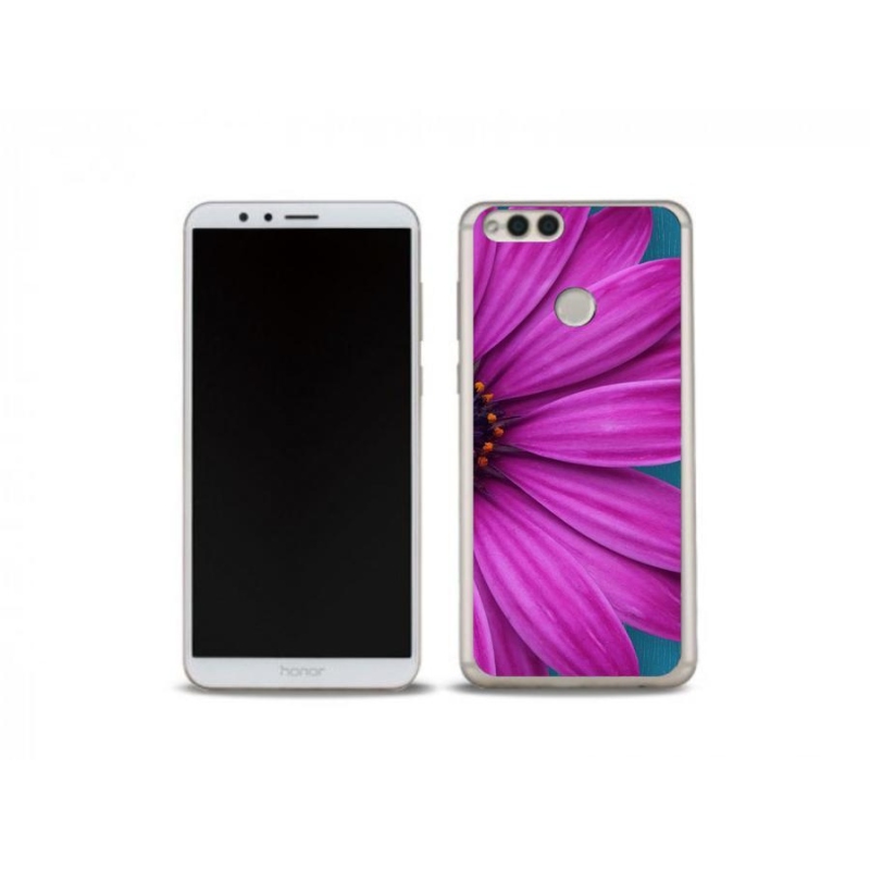 Gél tok mmCase a Honor 7X-hez - lila margaréta