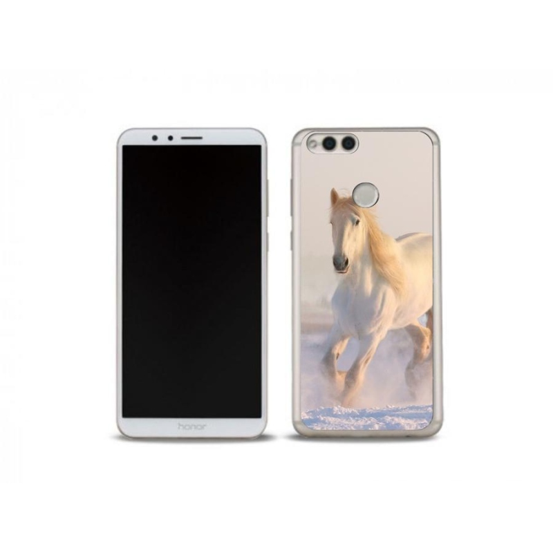Gél tok mmCase a Honor 7X-hez - ló a hóban