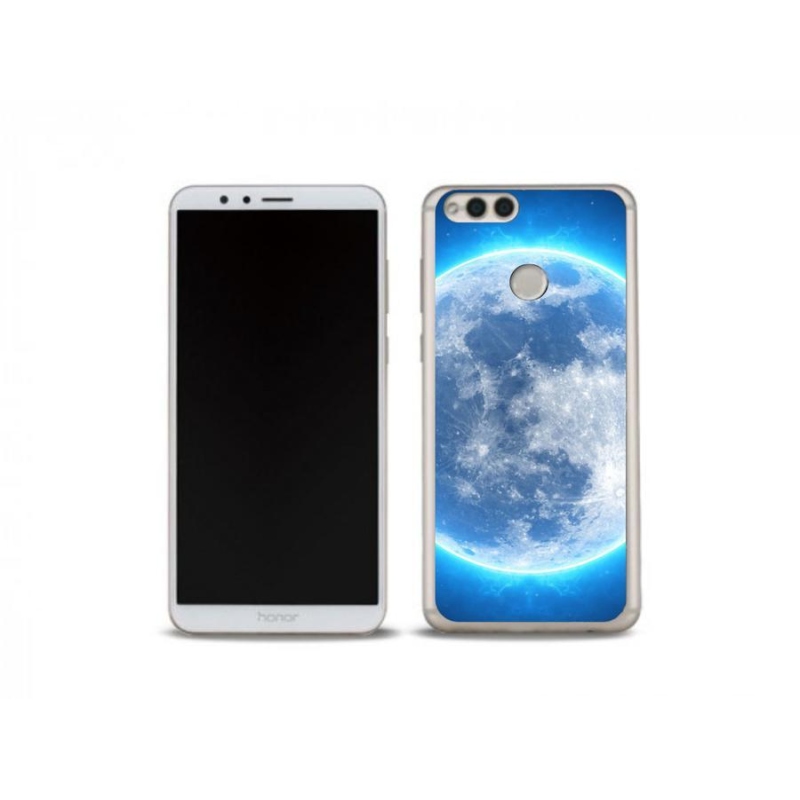 Gél tok mmCase a Honor 7X számára - földgömb