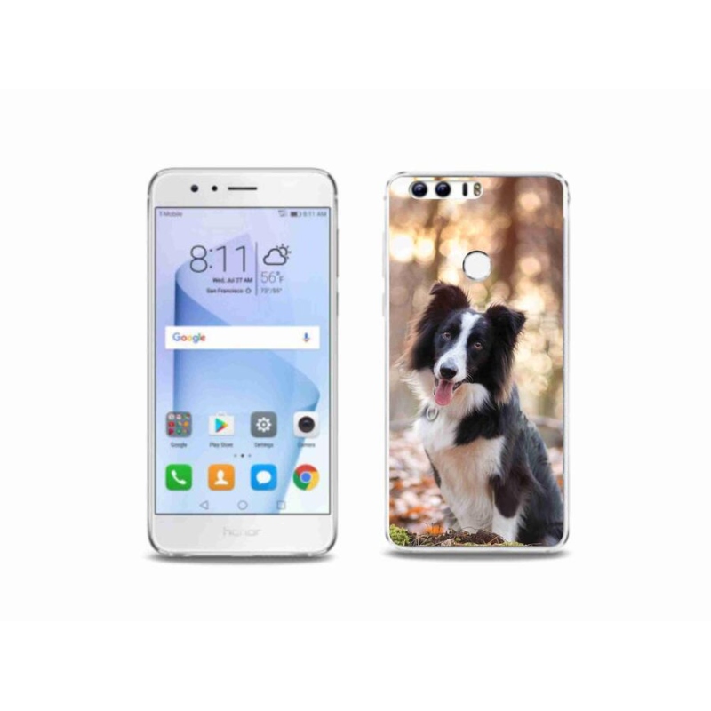 Gél tok mmCase a Honor 8-hoz - border collie 1