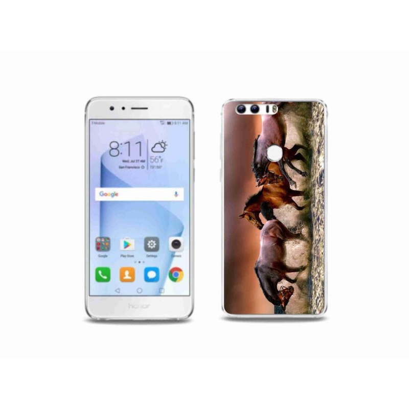 Gél tok mmCase a Honor 8-hoz - lovak 1