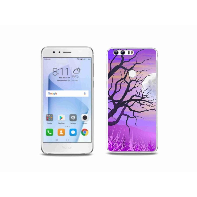 Gél tok mmCase a Honor 8-hoz - rajzfilmes kidőlt fa