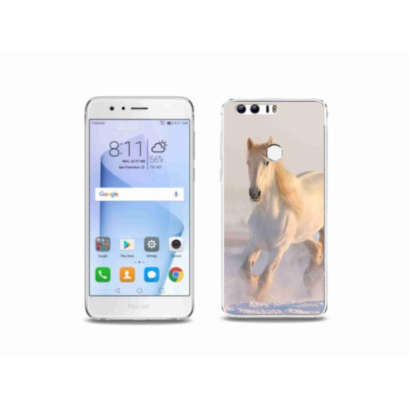 Gél tok mmCase a Honor 8-hoz - ló a hóban