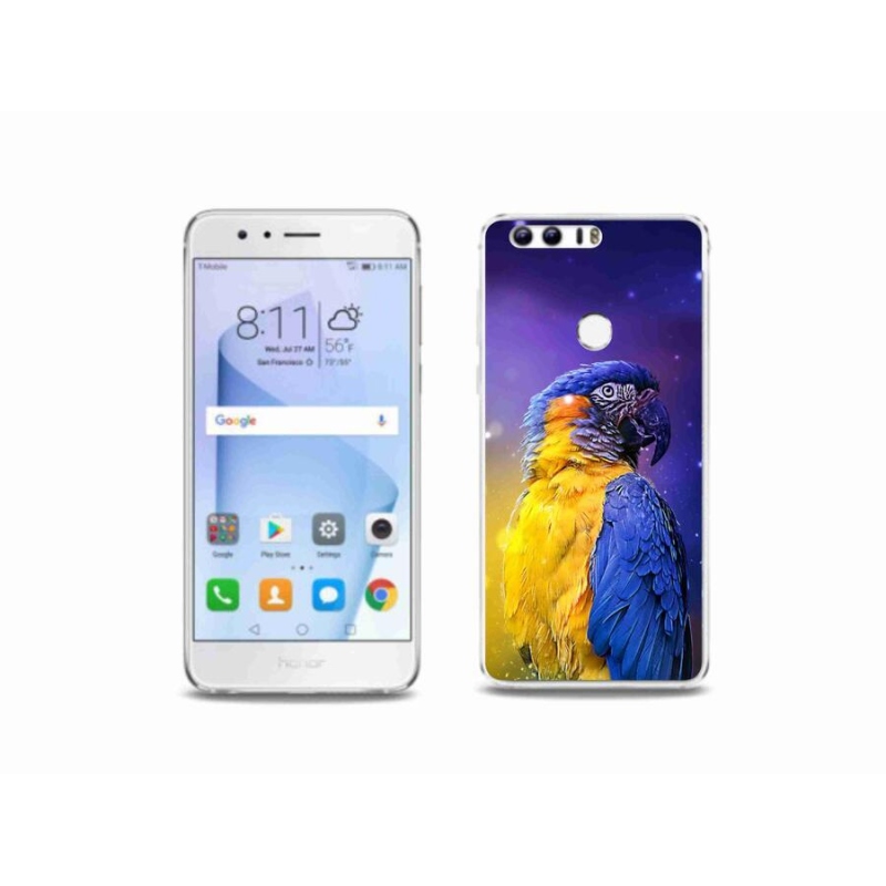 Gél tok mmCase a Honor 8-hoz - papagáj ara 1