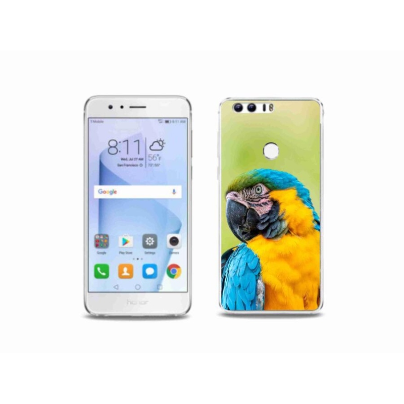 Gél tok mmCase a Honor 8-hoz - papagáj ara 2