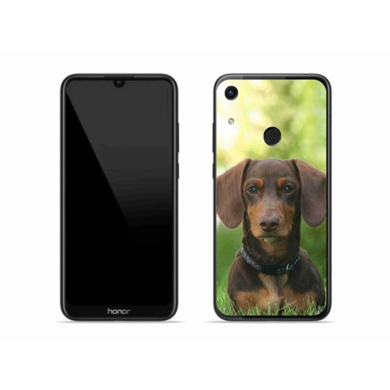 Gél tok mmCase a Honor 8A készülékhez - barna tacskó