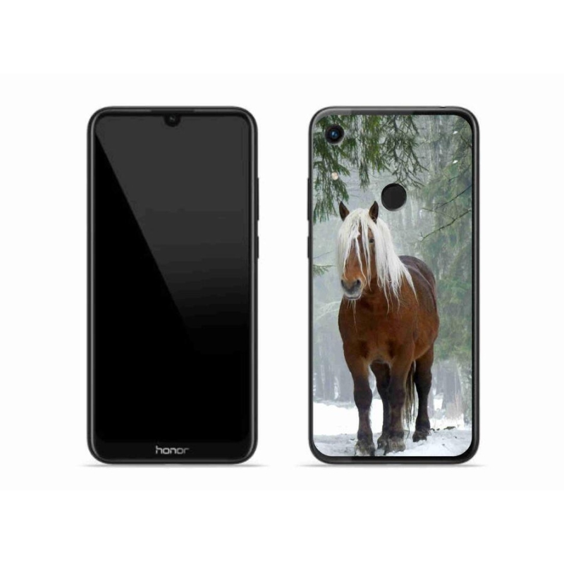 Gél tok mmCase a Honor 8A számára - ló az erdőben