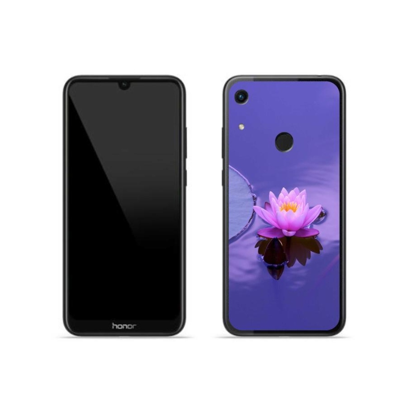 Gél tok mmCase a Honor 8A számára - virág a felületen