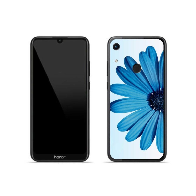 Gél tok mmCase a Honor 8A készülékhez - kék margaréta