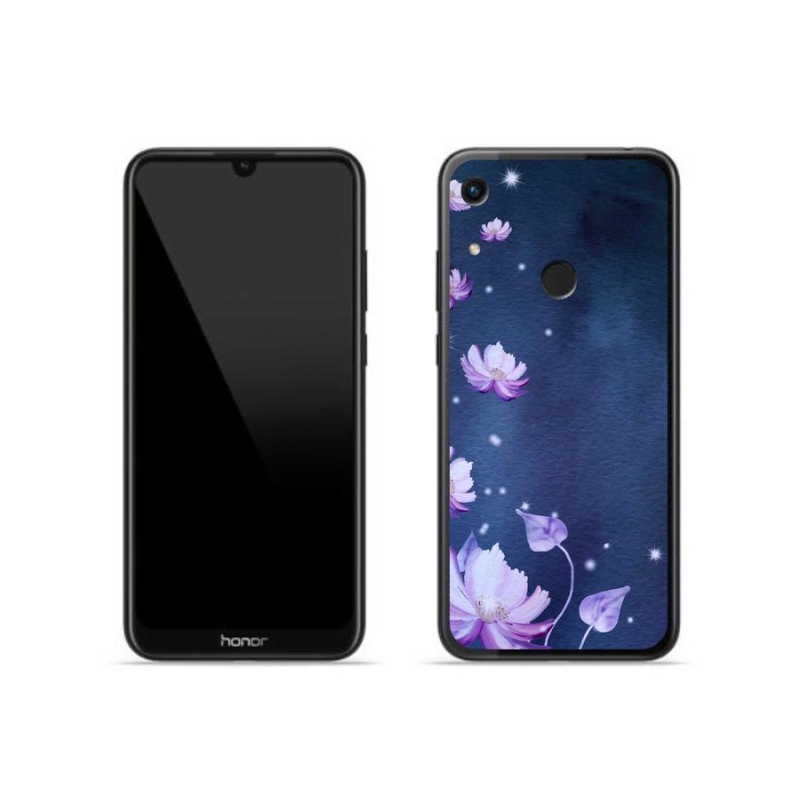 Gél tok mmCase a Honor 8A számára - hulló virágok