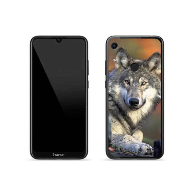 Gél tok mmCase a Honor 8A számára - farkas