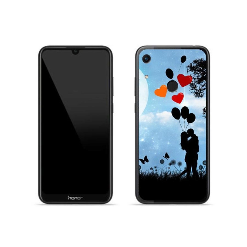 Gél tok mmCase a Honor 8A számára - szerelmes pár