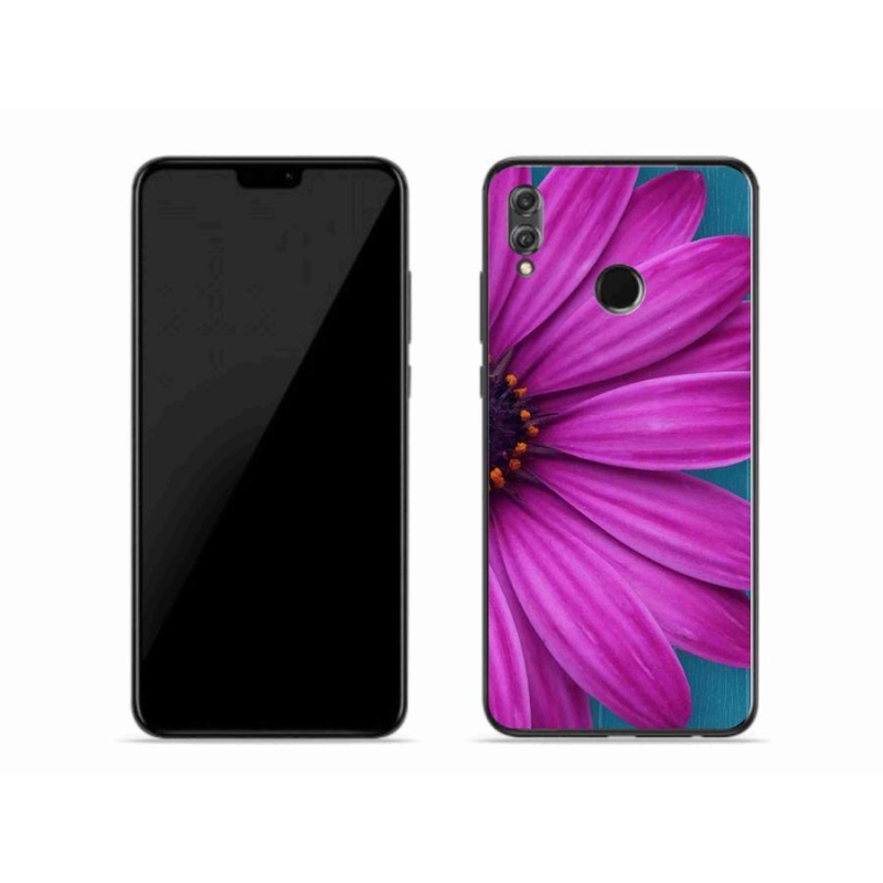 Gél tok mmCase a Honor 8X készülékhez - lila margaréta