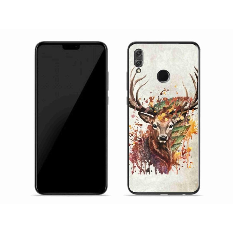 Gél tok mmCase for Honor 8X - szarvas 1