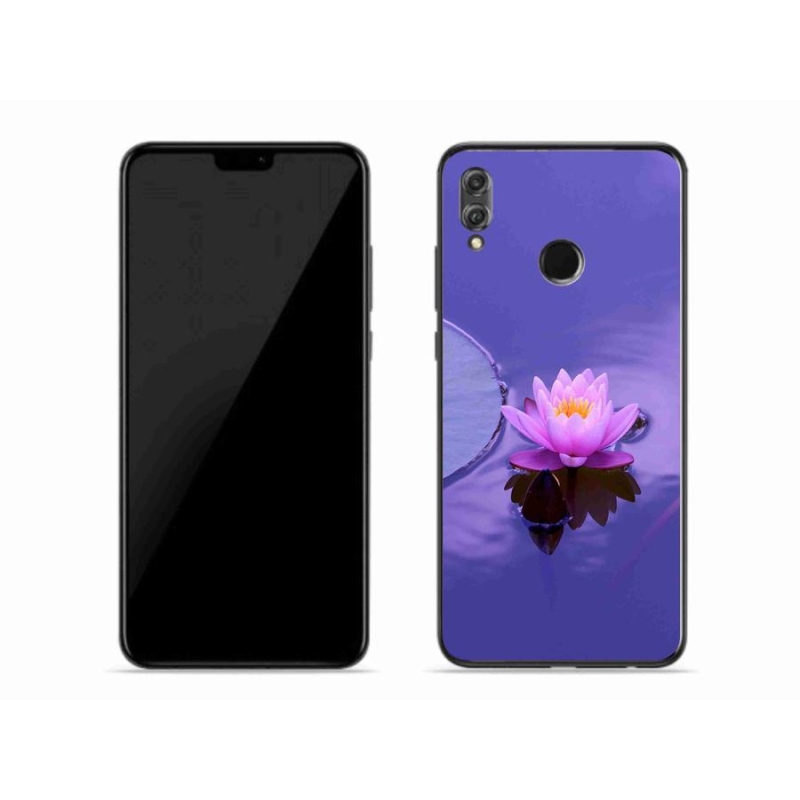 Gél tok mmCase a Honor 8X számára - virág a felületen