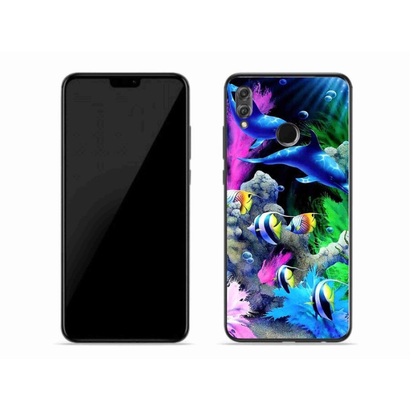 Gél tok mmCase a Honor 8X-hez - tengeri világ