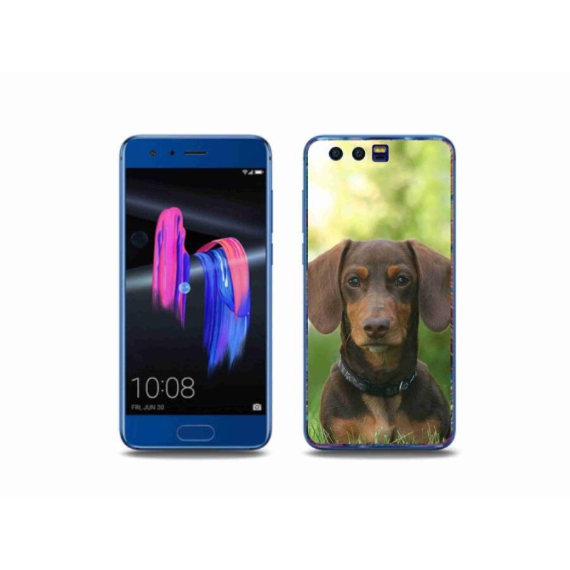 Gél tok mmCase a Honor 9 készülékhez - barna tacskó