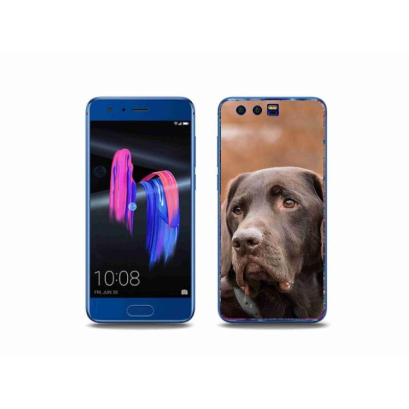 Gél tok mmCase a Honor 9 készülékhez - barna labrador