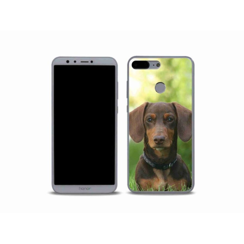 Gél tok mmCase a Honor 9 Lite készülékhez - barna tacskó
