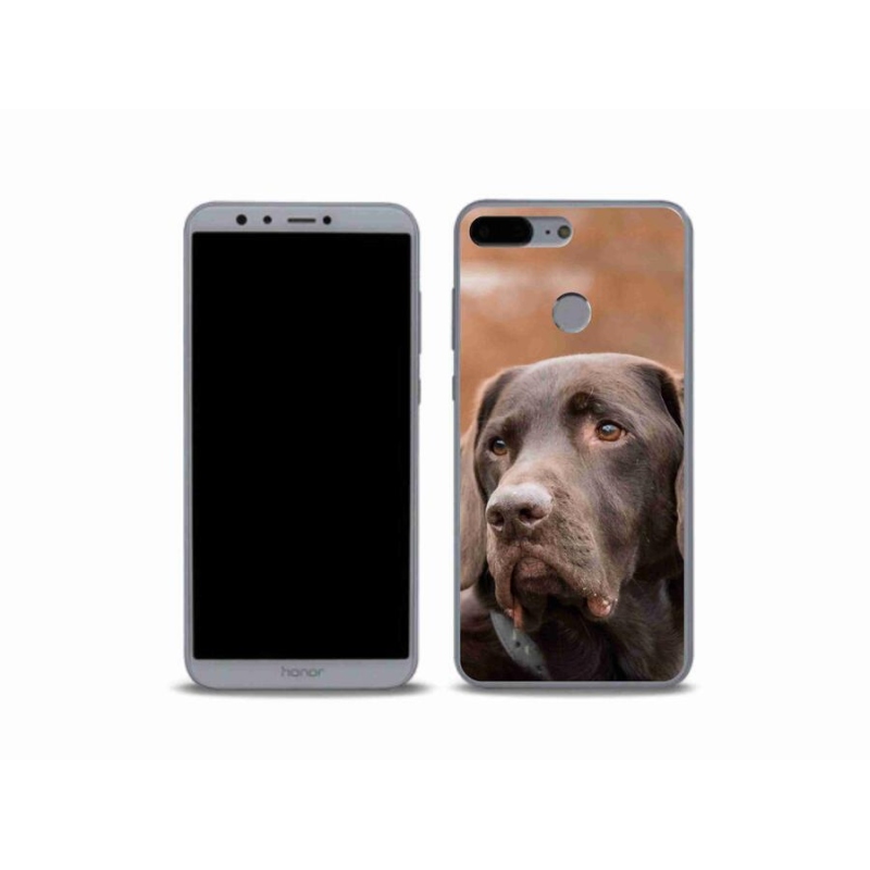 Gél tok mmCase a Honor 9 Lite készülékhez - barna labrador