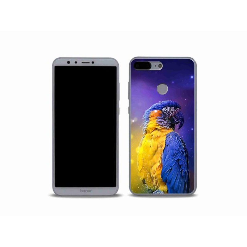 Gél tok mmCase a Honor 9 Lite készülékhez - papagáj ara 1