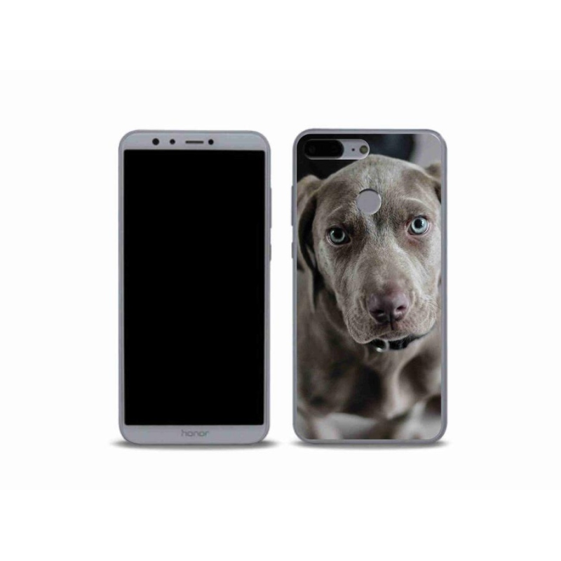 Gél tok mmCase a Honor 9 Lite mobiltelefonhoz - výmarský ohař