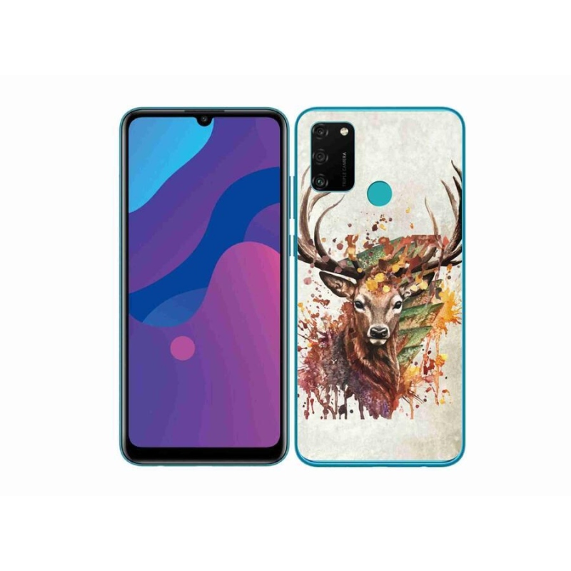 Gél tok mmCase a Honor 9A számára - szarvas 1
