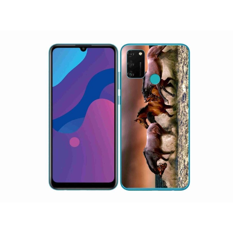 Gél tok mmCase for Honor 9A - lovak 1