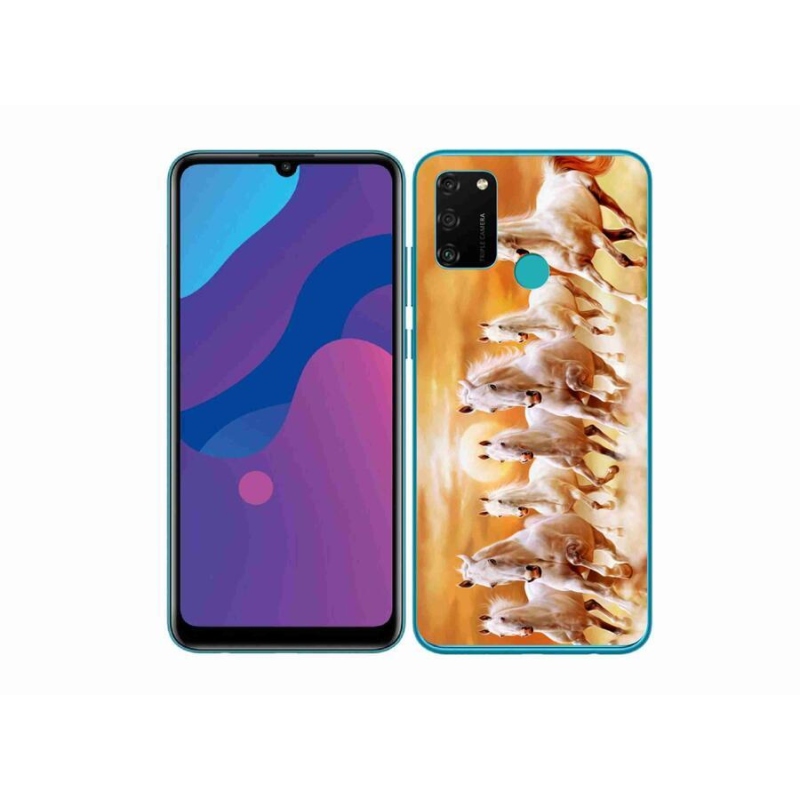 Gél tok mmCase a Honor 9A számára - lovak 2
