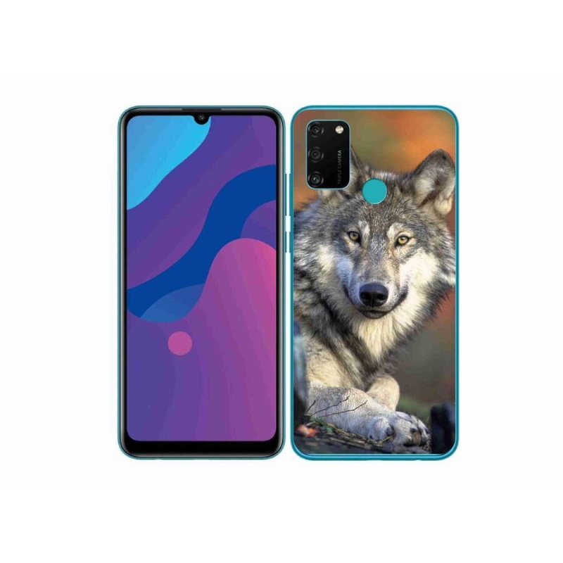 Gél tok mmCase a Honor 9A számára - farkas