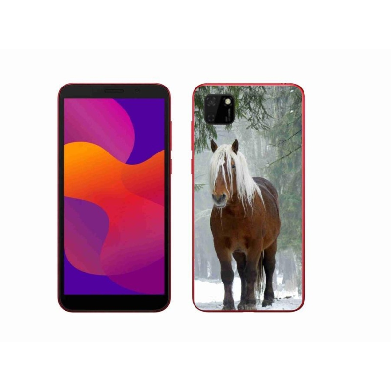 Gél tok mmCase a Honor 9S számára - ló az erdőben