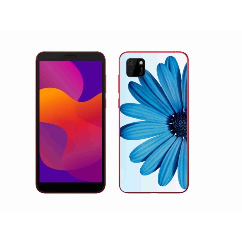 Gél tok mmCase a Honor 9S-hez - kék margaréta