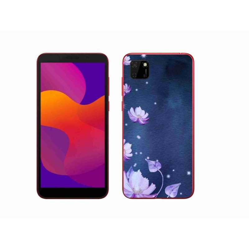 Gél tok mmCase a Honor 9S számára - hulló virágok