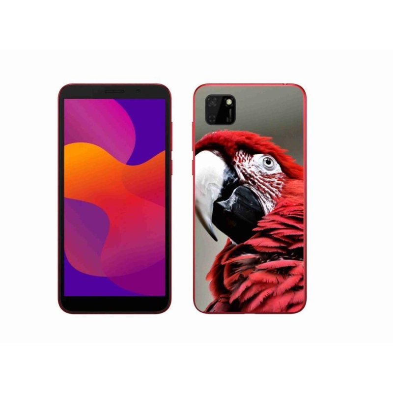 Gél tok mmCase a Honor 9S-hez - papagáj ara piros