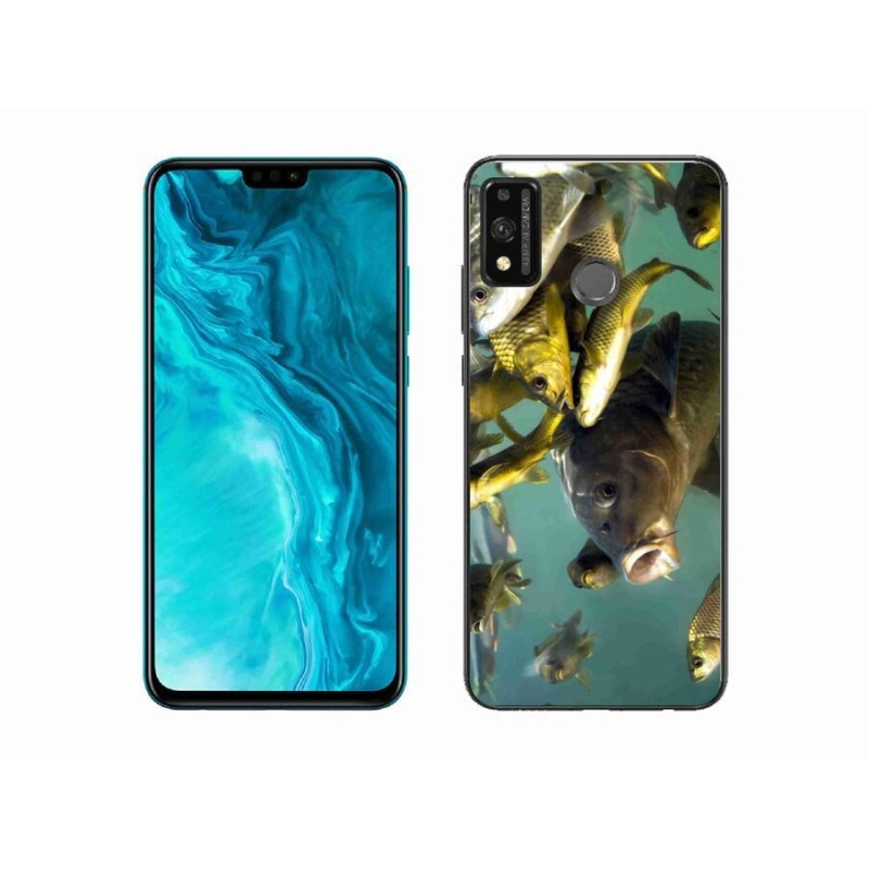 Gél tok mmCase a Honor 9X Lite készülékhez - halak hada