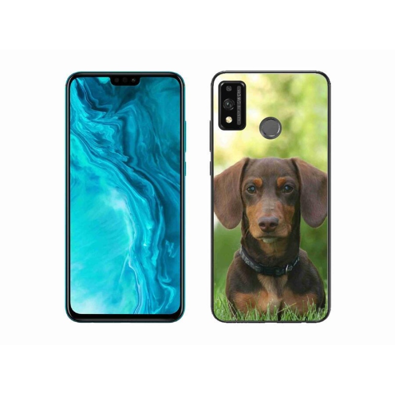 Gél tok mmCase a Honor 9X Lite készülékhez - barna tacskó