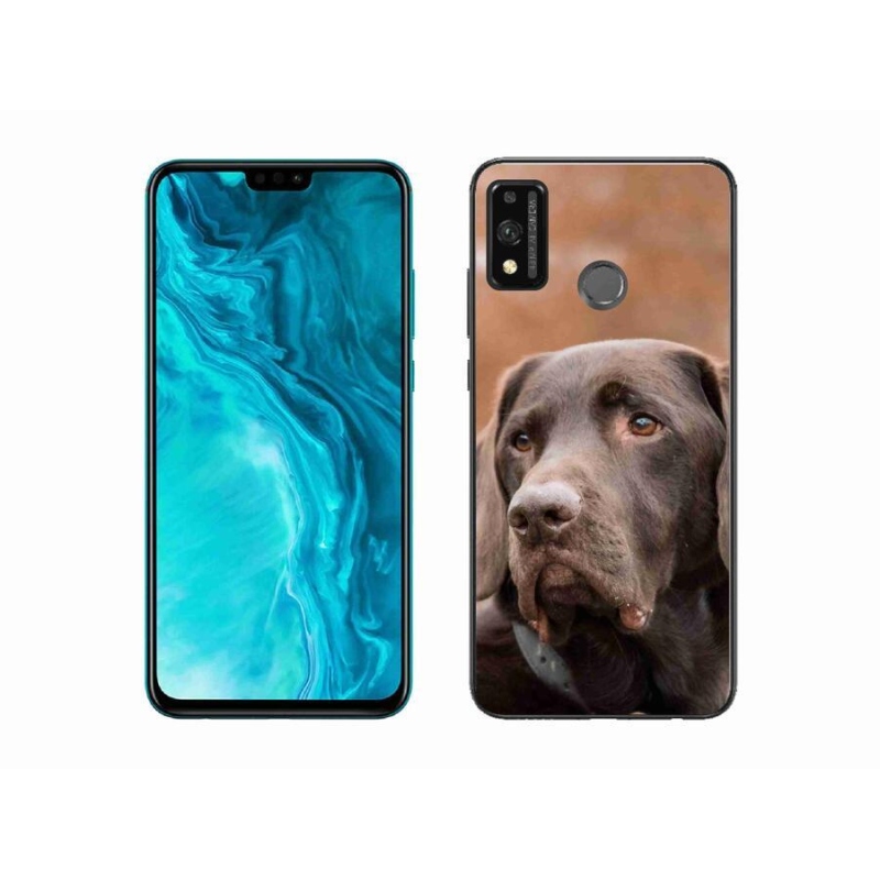 Gél tok mmCase a Honor 9X Lite készülékhez - barna labrador