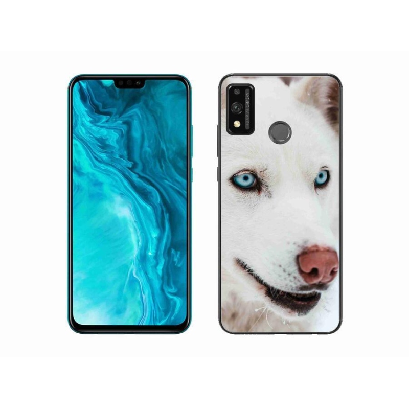 Gél tok mmCase a Honor 9X Lite számára - kutyaszemmel nézet