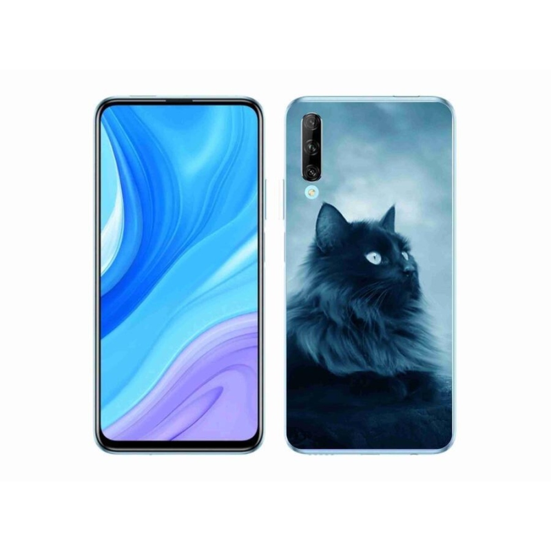 Gél tok mmCase a Honor 9X Pro-hoz - fekete macska 1