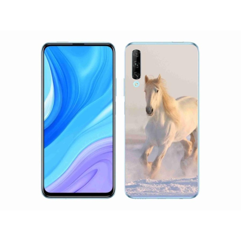 Gél tok mmCase a Honor 9X Pro számára - ló a hóban