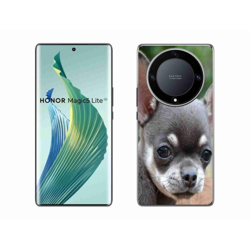 Gél tok mmCase a Honor Magic 5 Lite 5G számára - chihuahua