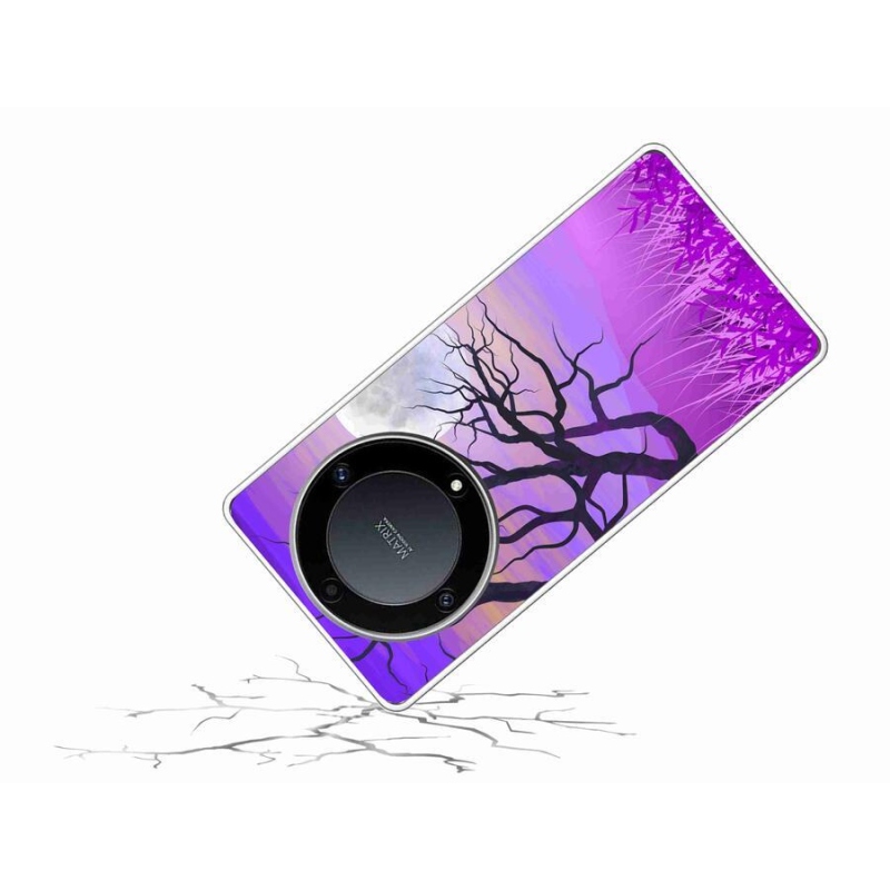 Gél tok mmCase a Honor Magic 5 Lite 5G számára - rajzfilmes kidőlt fa