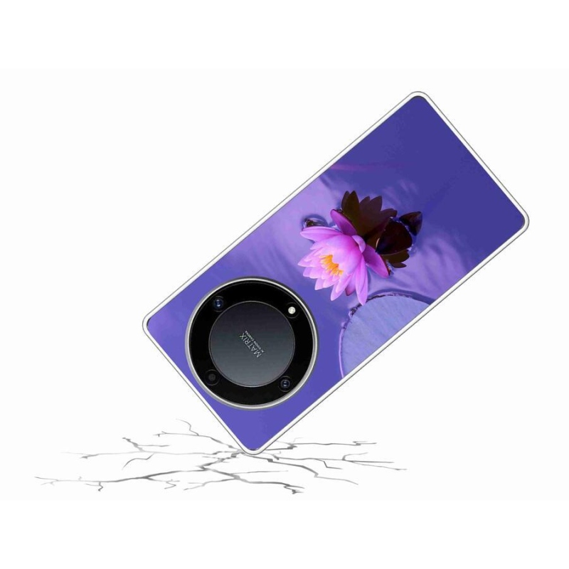 Gél tok mmCase a Honor Magic 5 Lite 5G számára - virág a vízen