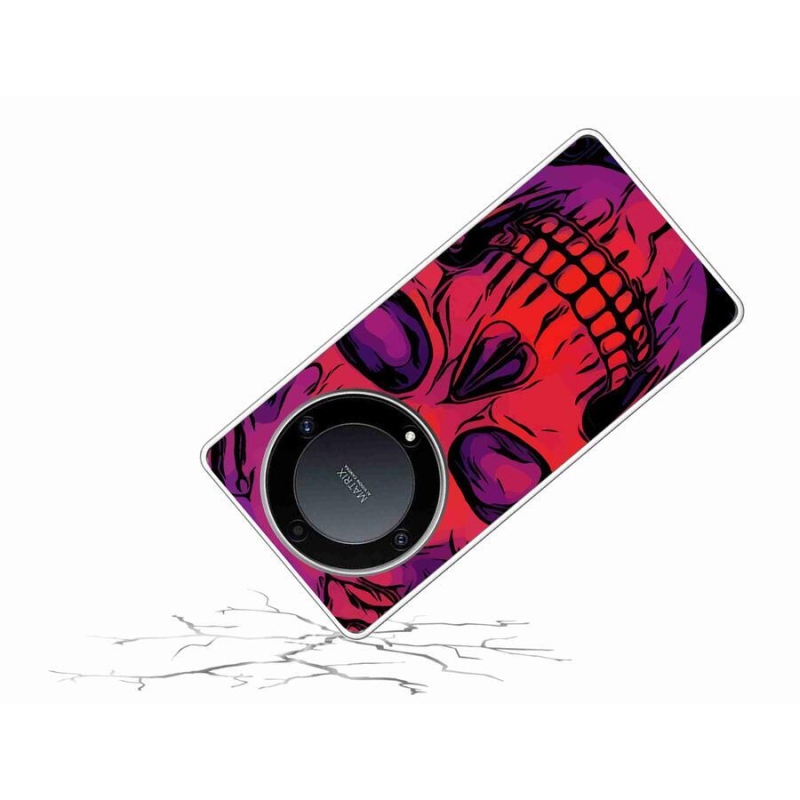 Gél tok mmCase a Honor Magic 5 Lite 5G számára - koponya