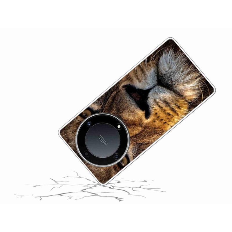 Gél tok mmCase a Honor Magic 5 Lite 5G számára - Lion