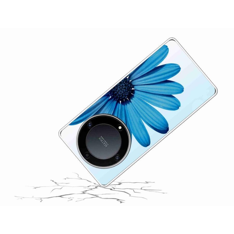 Gél tok mmCase a Honor Magic 5 Lite 5G készülékhez - kék színű margaréta