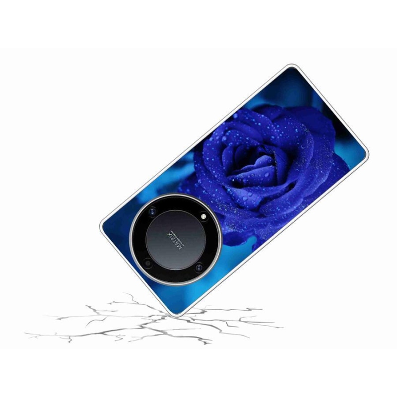 Gél tok mmCase a Honor Magic 5 Lite 5G készülékhez - kék rózsa