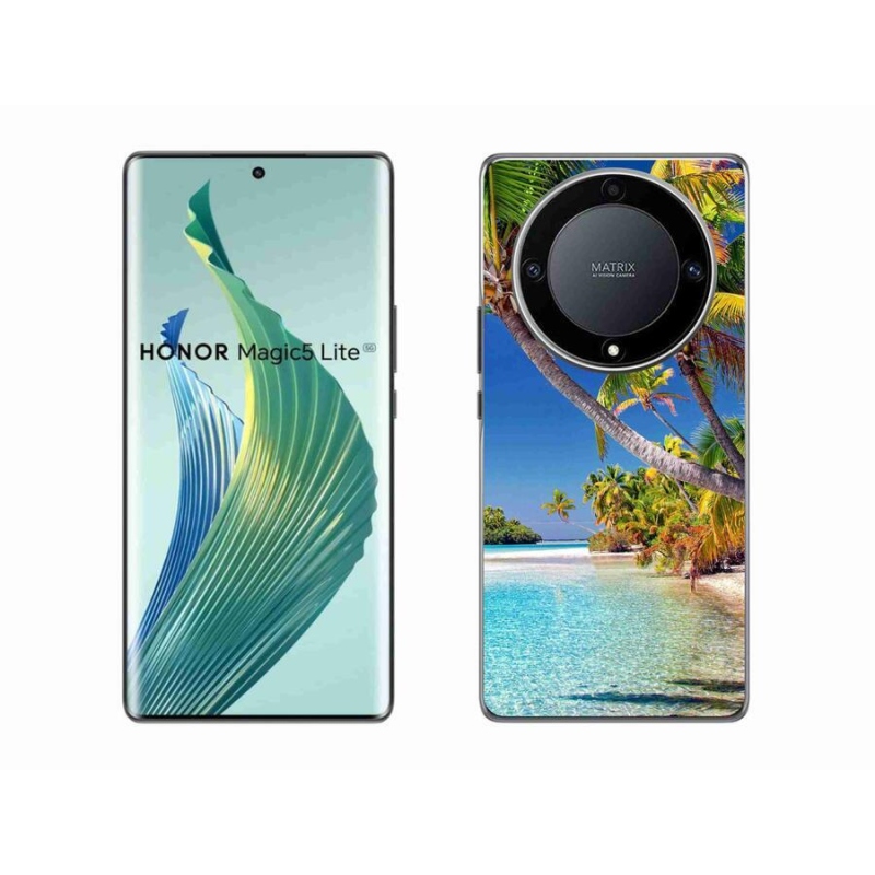 Gél tok mmCase a Honor Magic 5 Lite 5G készülékhez - tengerparton