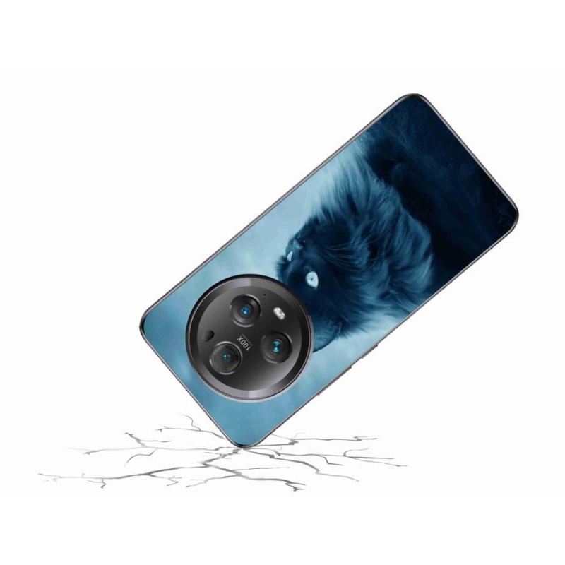 Gél tok mmCase a Honor Magic 5 Pro 5G készülékhez - fekete cat 1