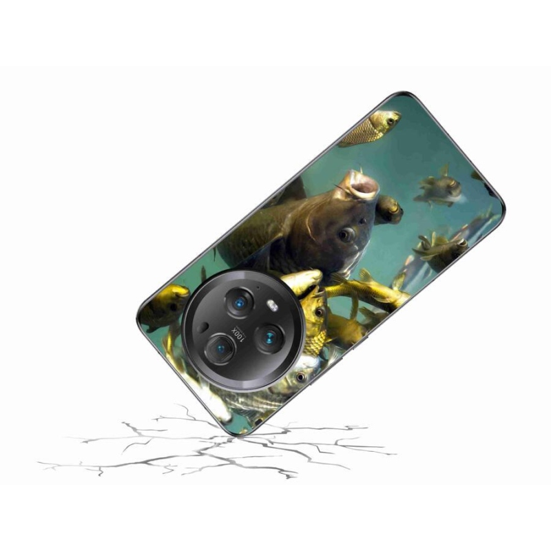 Gél tok mmCase a Honor Magic 5 Pro 5G számára - halak hada